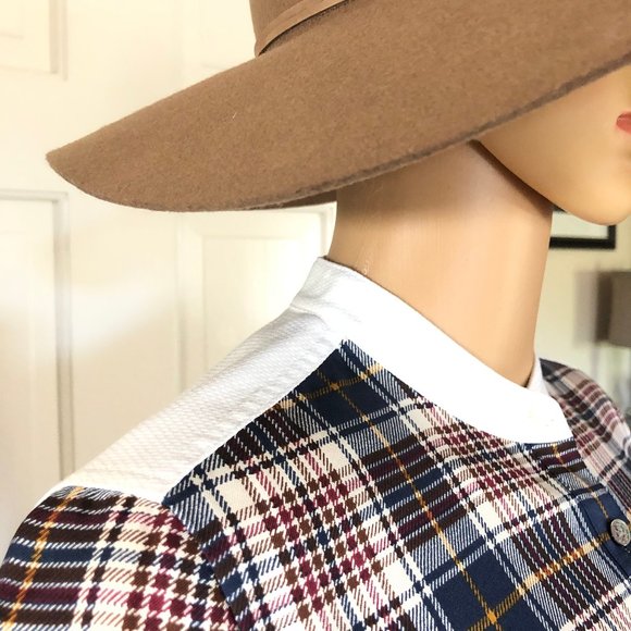 Tory Burch Cora Tartan Plaid Silk Shirtdress - Picture 12 of 16